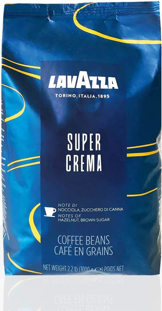 Lavazza Espresso Super Crema 6 x 1kg coffee beans