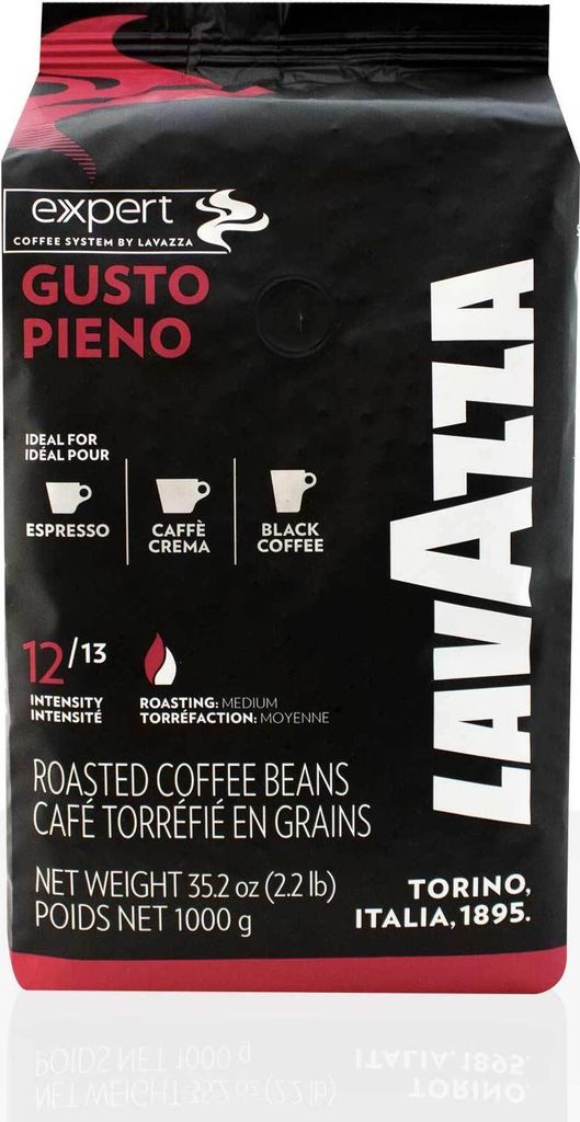 Lavazza Expert Gusto Pieno Espresso - 6 x 1kg coffee beans