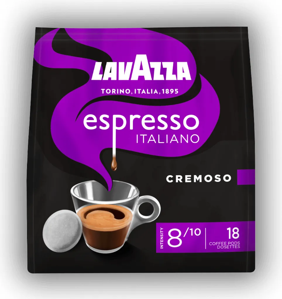 Lavazza Intenso Pads, Coffee Pods, Espresso, Medium Roast, Multicolor, Lavazza 130g
