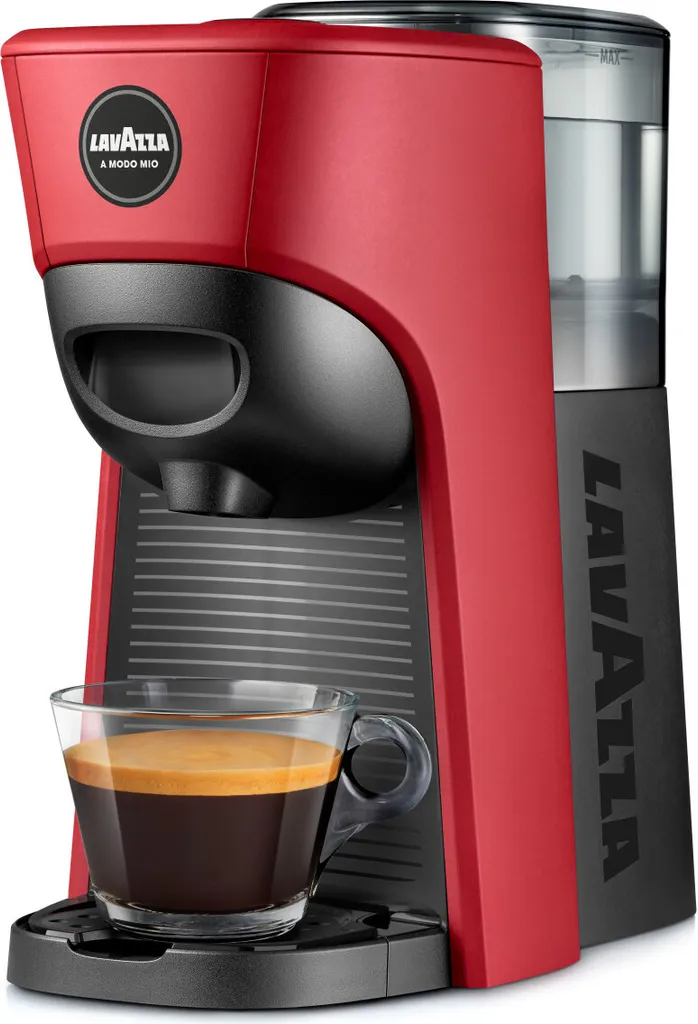 Lavazza LM 840 Tiny Eco Automatic Manual Capsule Coffee Machine, 0.6 l, red