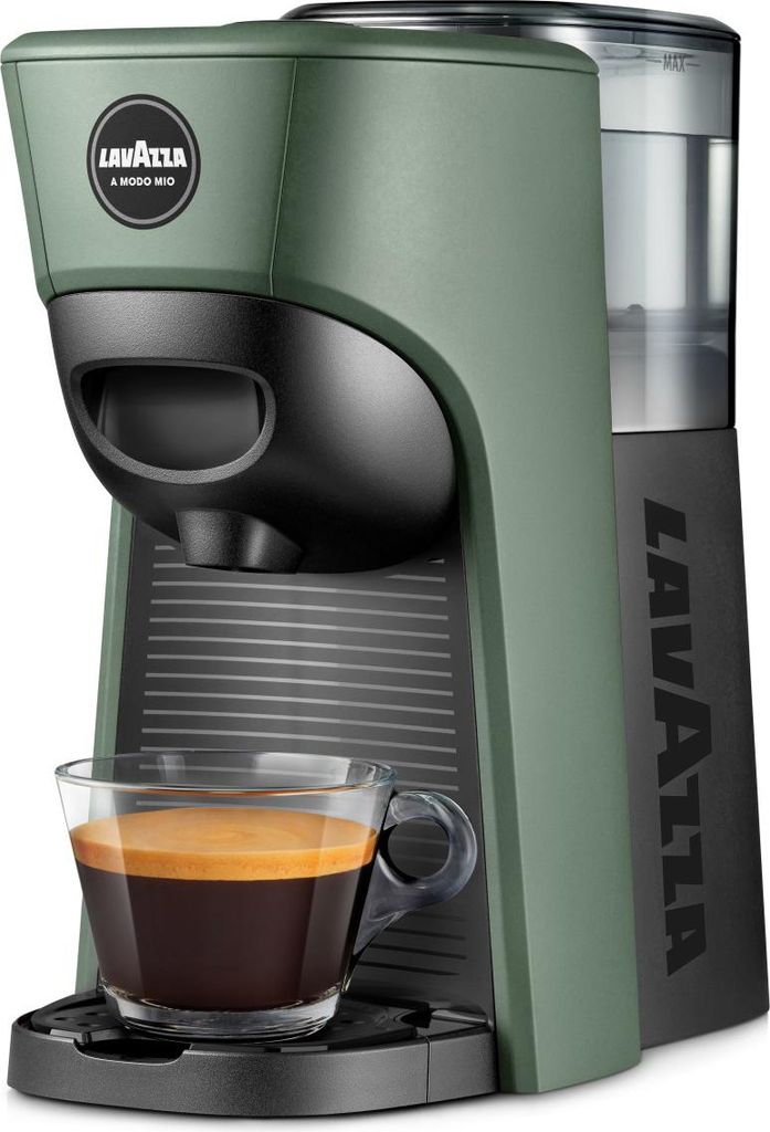 Lavazza LM 840 Tiny Eco Automatic Manual Capsule Coffee Machine, 0.6 l, Sage Green