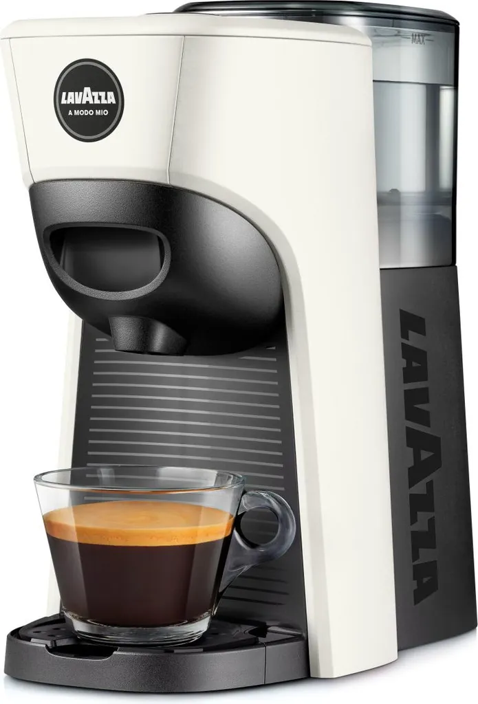Lavazza LM 840 Tiny Eco Automatic Manual Capsule Coffee Machine, 0.6 l, white/black
