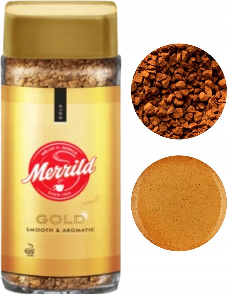 Lavazza Merrild Gold Arabica Instant Coffee 200g