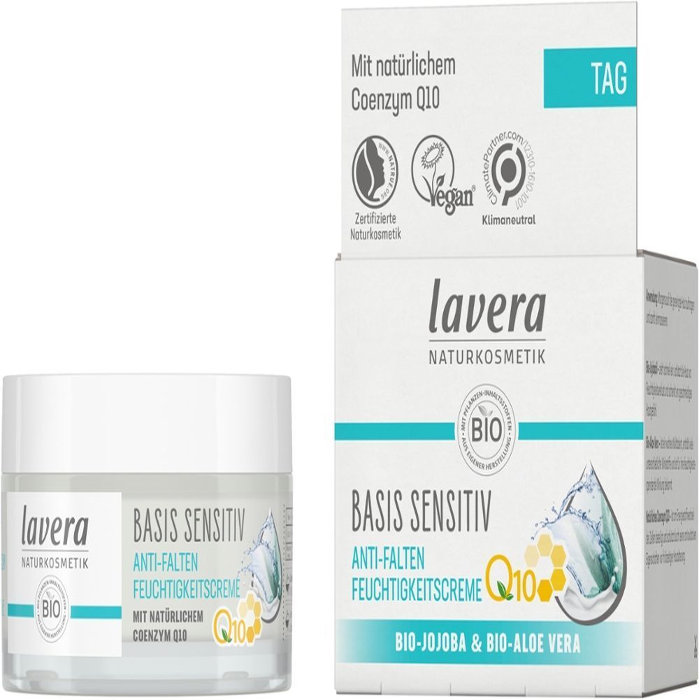 lavera BASE SENSITIVE ANTI-WRINKLE MOISTURIZER 50 ml