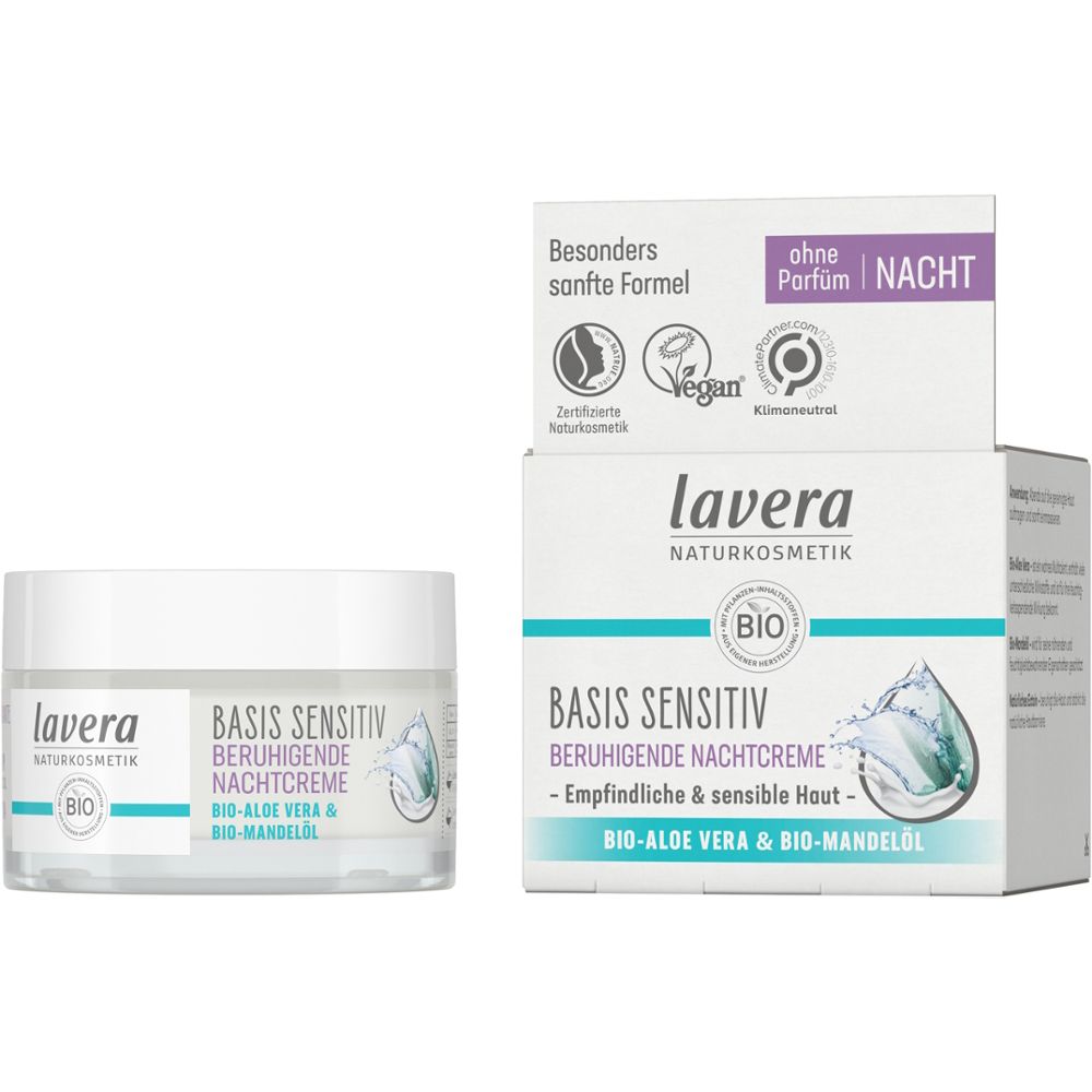 lavera basis sensitiv Beruhigende Nachtcreme 50 ml