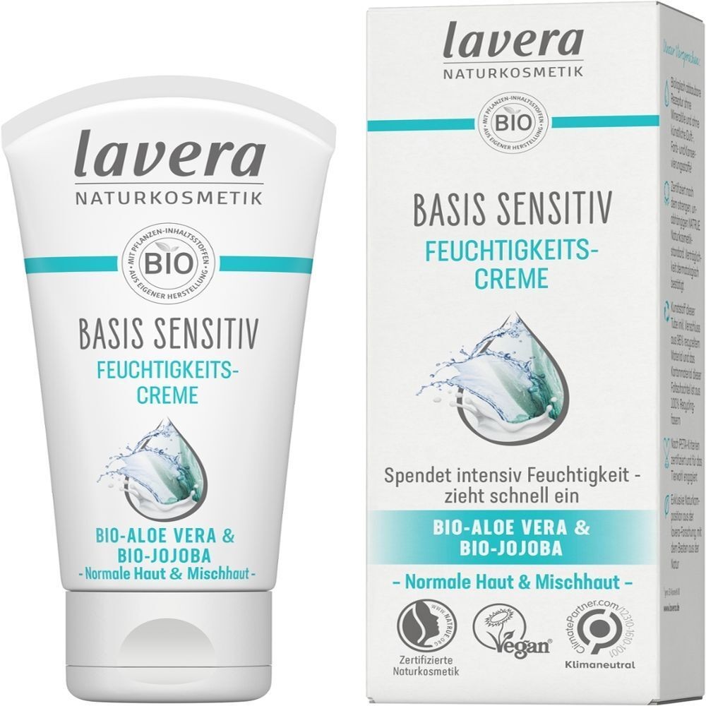 lavera BASE SENSITIVE MOISTURIZING CREAM 50 ml