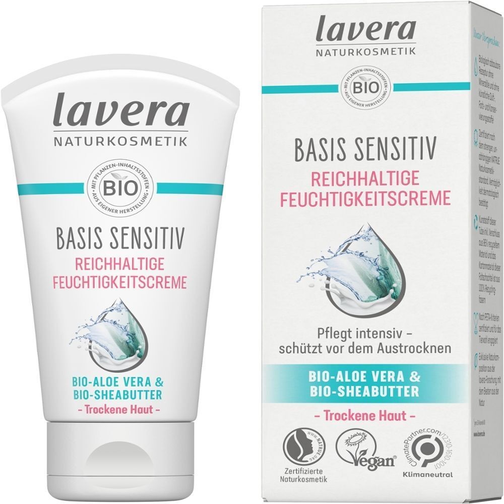 lavera BASE SENSTIVE RICH MOISTURIZING CREAM 50 ml