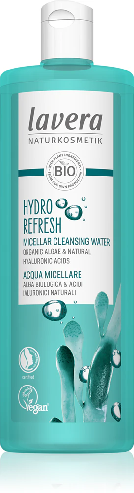 Lavera Hydro Refresh micellar cleansing water with moisturizing effect