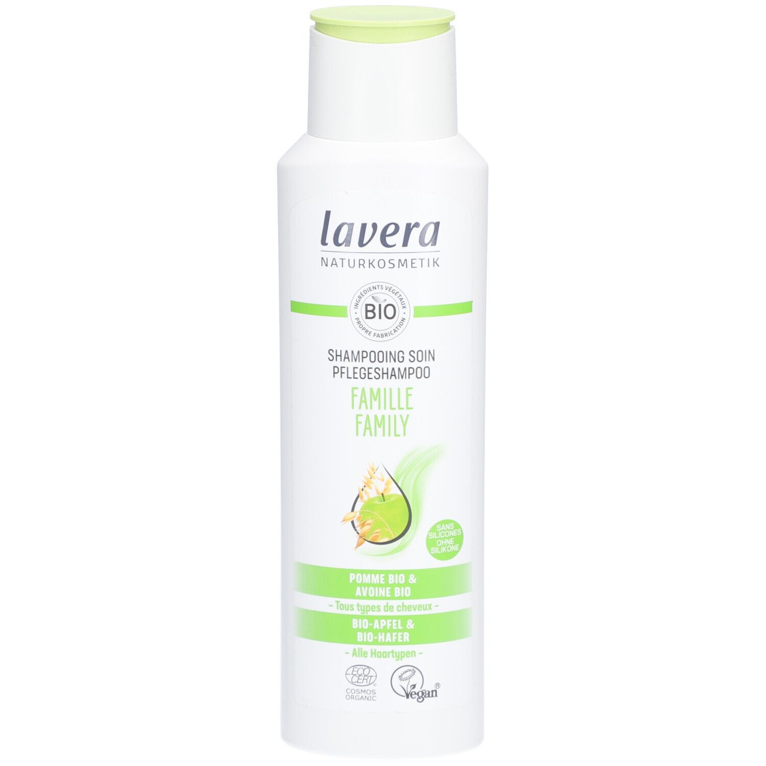 lavera care shampoo family 250 ml