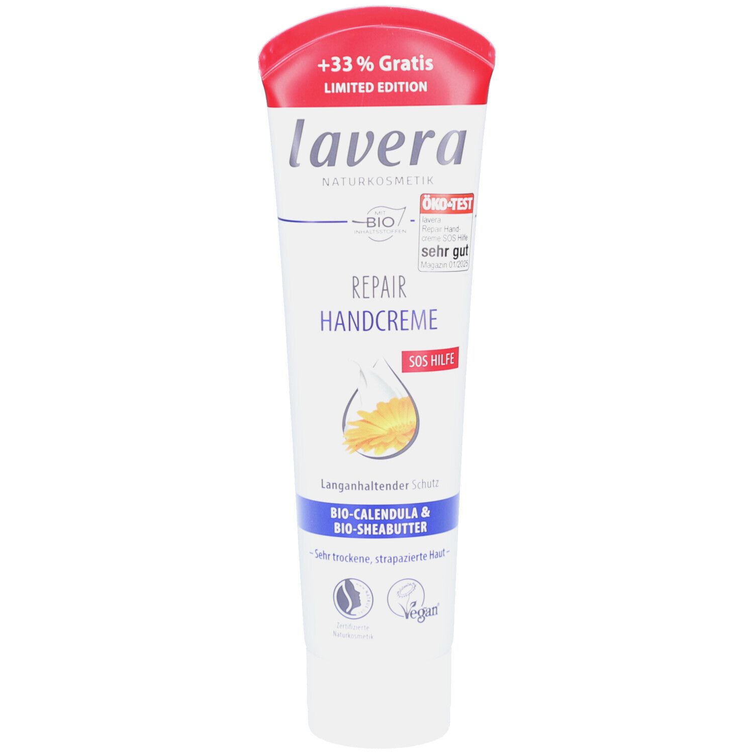 LAVERA Repair Hand Cream +33% 100 ml