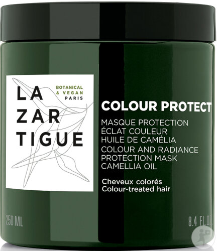 Lazartigue Colour Protect Mask, Colour Protection & Shine, Camellia Oil Jar 250ml