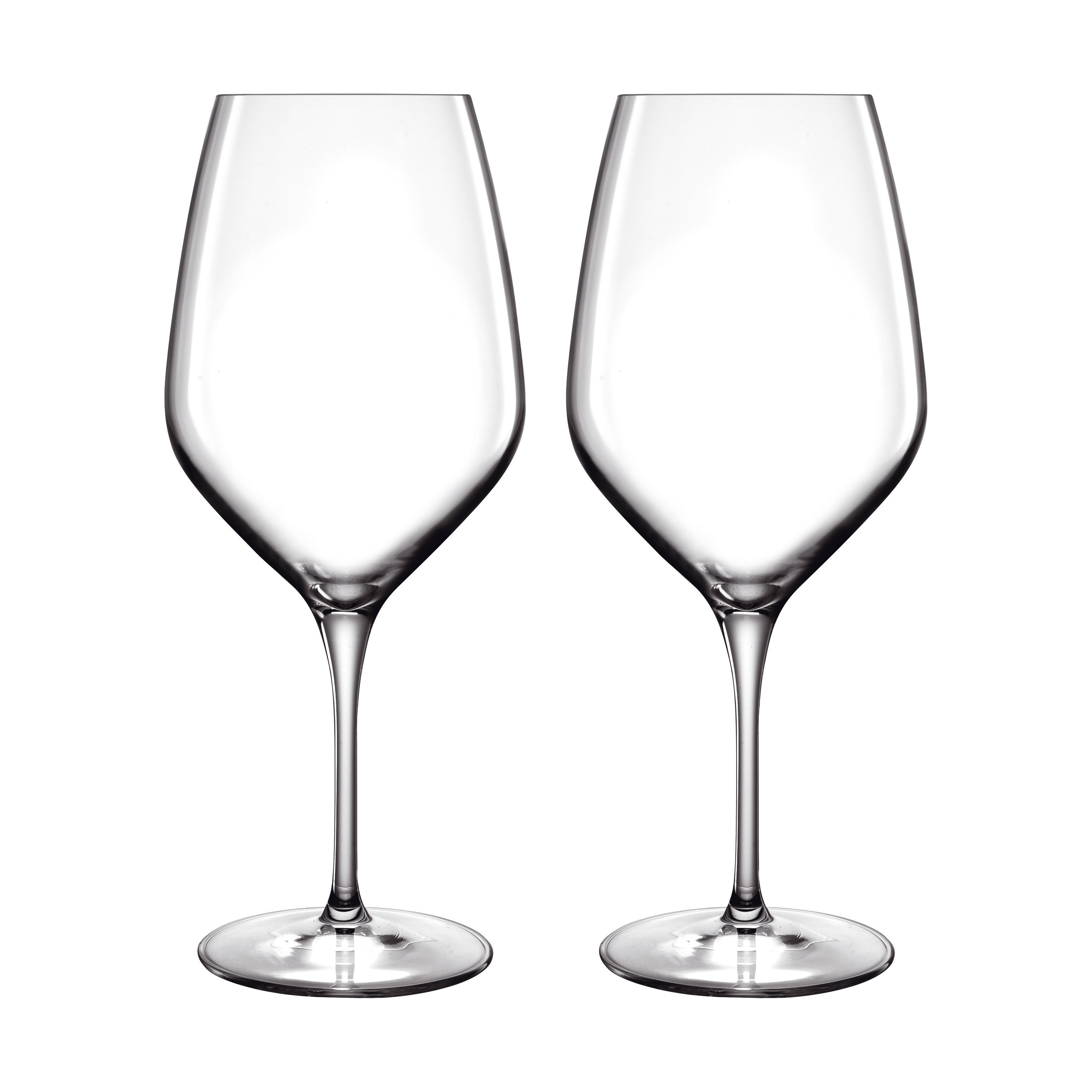 Luigi Bormioli LB Atelier Merlot Red Wine Glass, Pack of 2