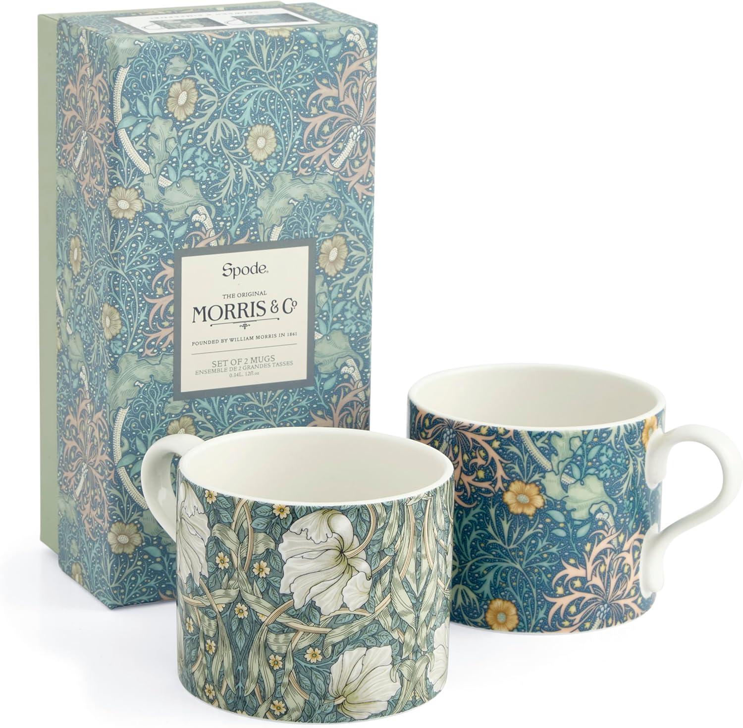 Spode Morris & Co Pimpernel and Seaweed (Pack of 2)