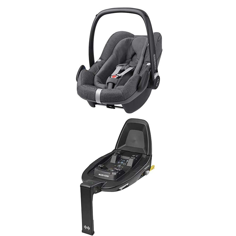 Maxi-Cosi Pebble Plus Baby Seat Group 0+ i-Size Child Seat 0 - 13 kg, From Birth to Approx. 12 Months Suitable for FamilyFix One Base Station