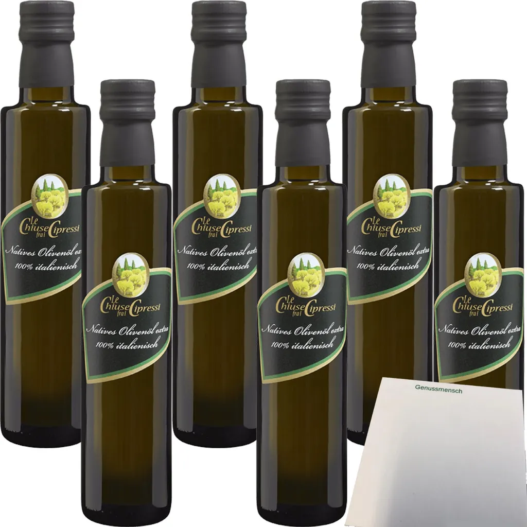 Le Chiuse extra virgin olive oil PU (6x250ml bottle) + usy block 1500 ml