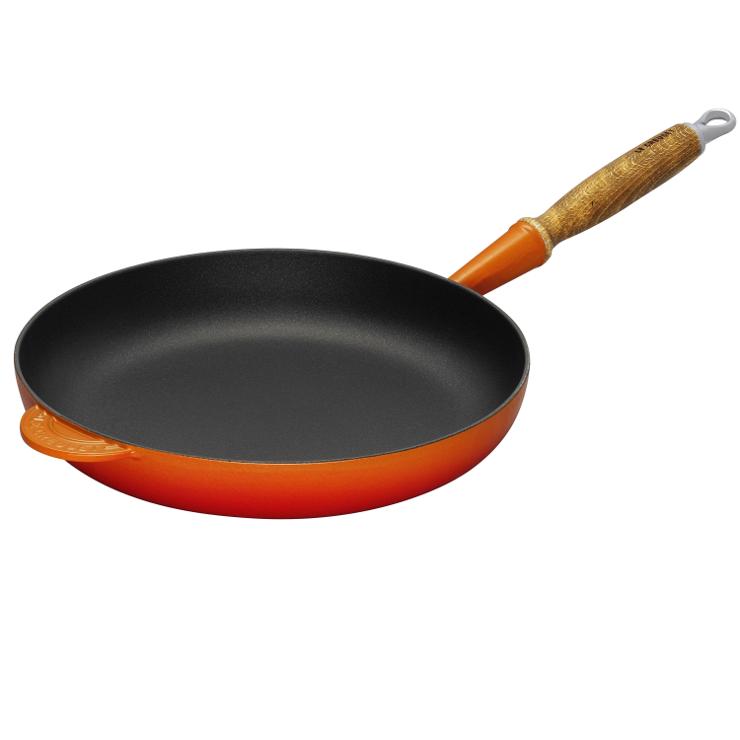 Le Creuset Pan With Wooden Handle 28Cm