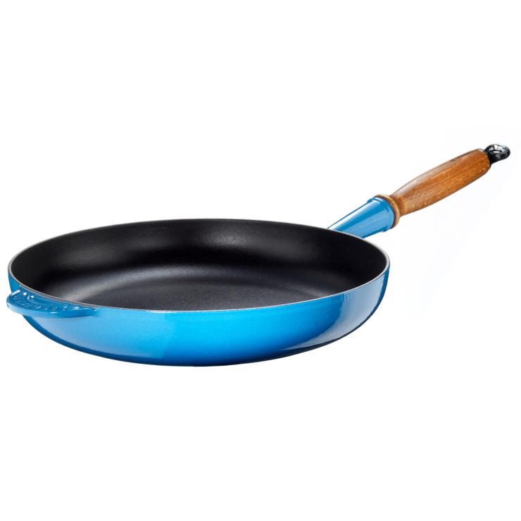 Le Creuset Pan With Wooden Handle 28Cm