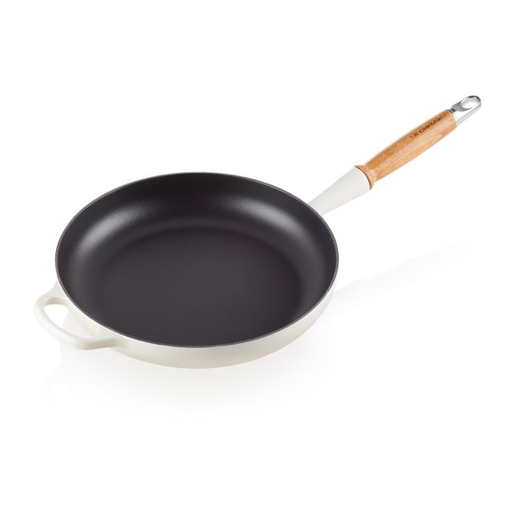 Le Creuset Signature pan wood handle 28cm