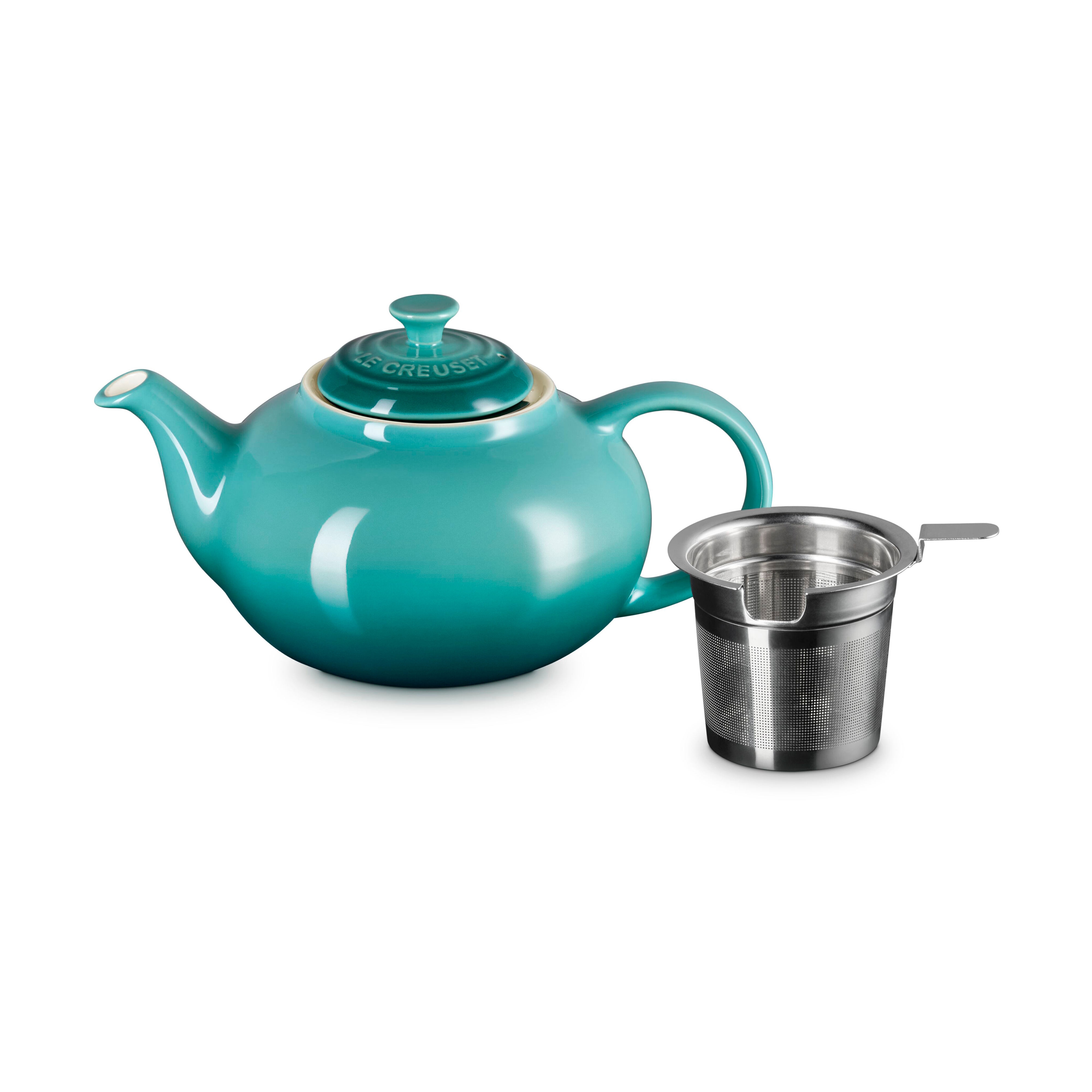 Le Creuset Teapot, Bleu Riviera, 1.3L, Blue