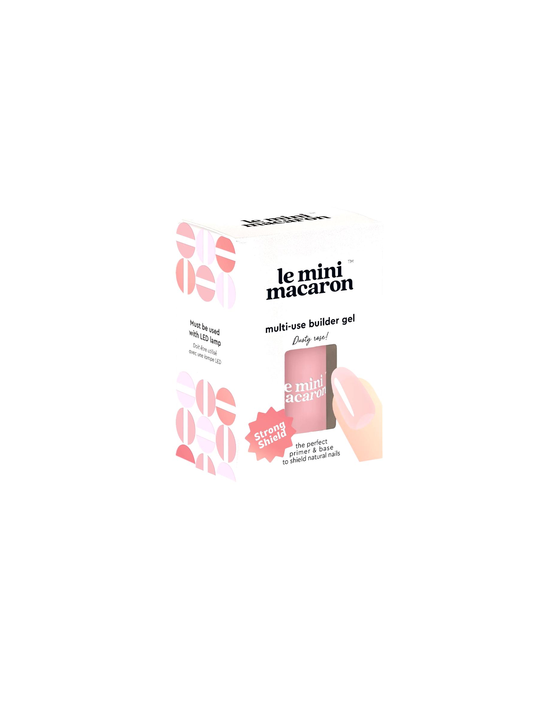Le Mini Macaron UV nail polish BUILDER GEL DUSTY ROSE