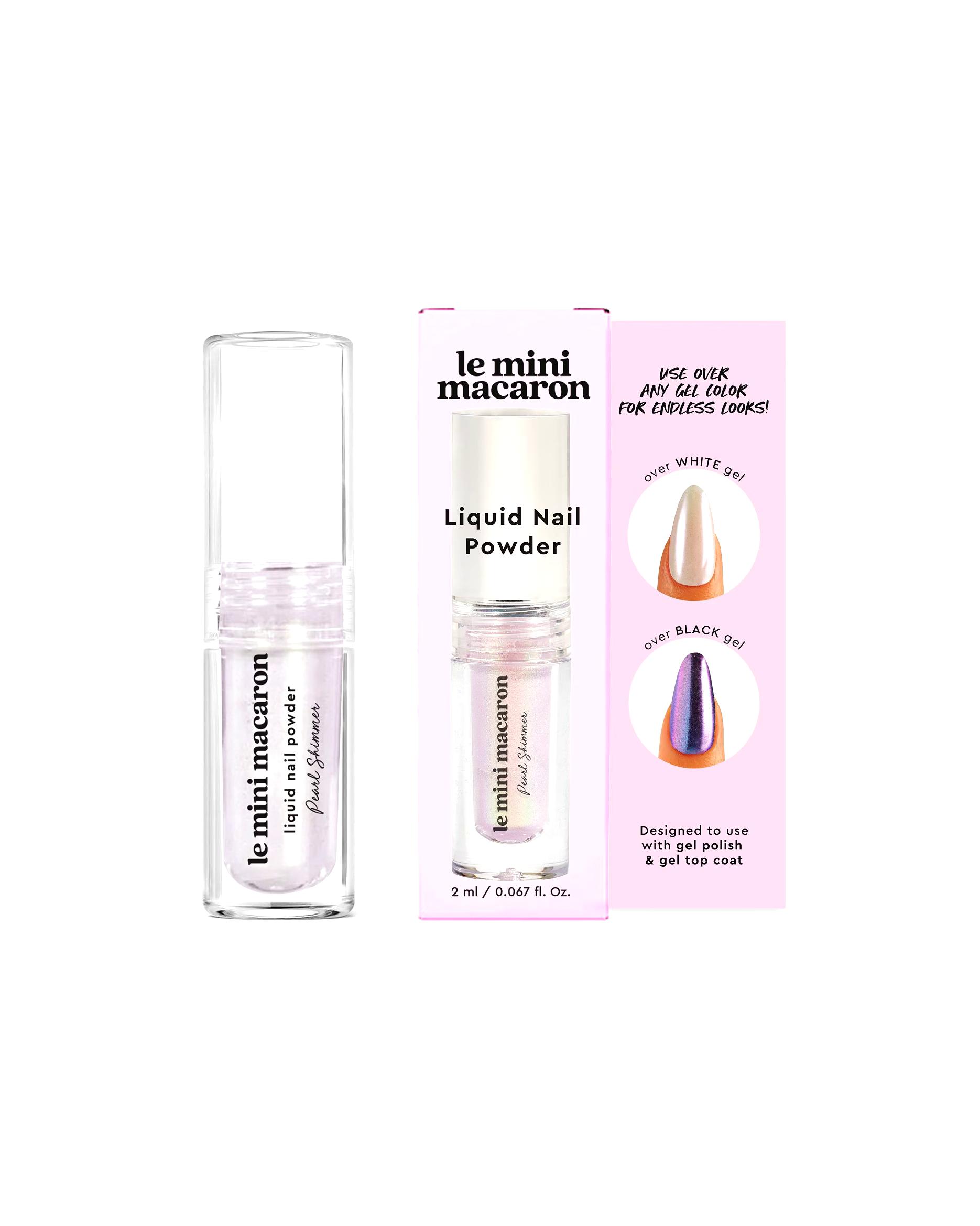 Le Mini Macaron UV nail polish PEARL SHIMMER NAIL POWDER