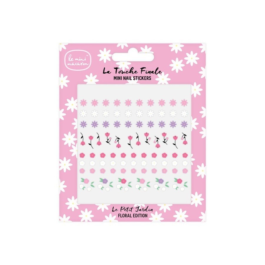 Le Mini Macaron Le Petit Jardin Floral Edition - Mini Nail Stickers