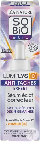 So'Bio Étic Léa Nature SoBio Étic Serum With Corrective Radiance Against Pigment Spots Organic 30ml
