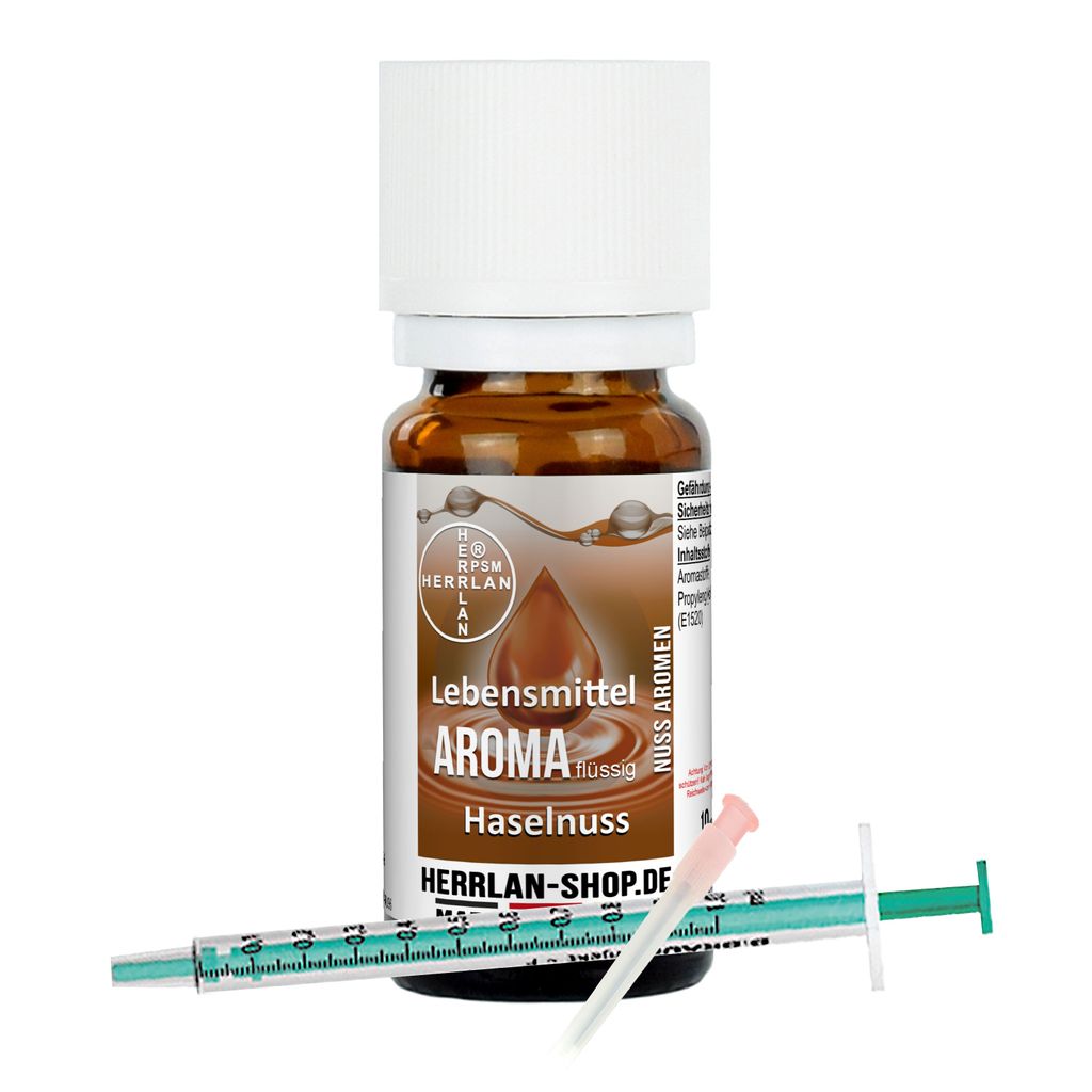 HERRLAN-PSM e.K. Food flavoring - Hazelnut - 10 ml - HERRLAN quality - Germany