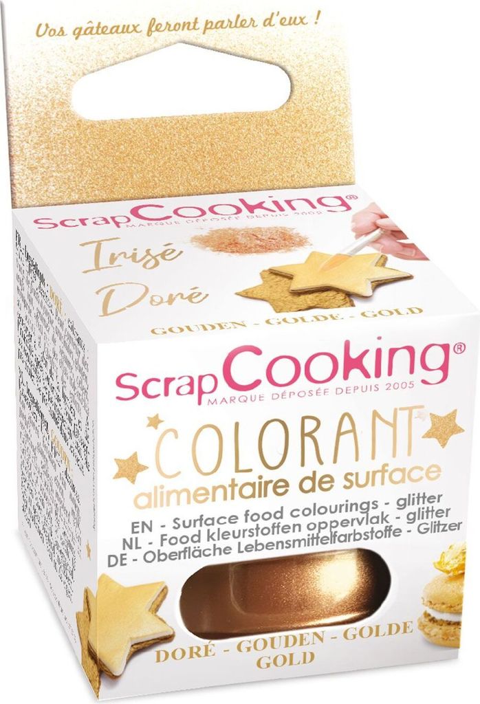ScrapCooking Food coloring for surfaces - powder 5 g - Golden