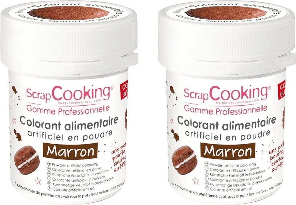 ScrapCooking Food coloring in powder form 10 g - brown