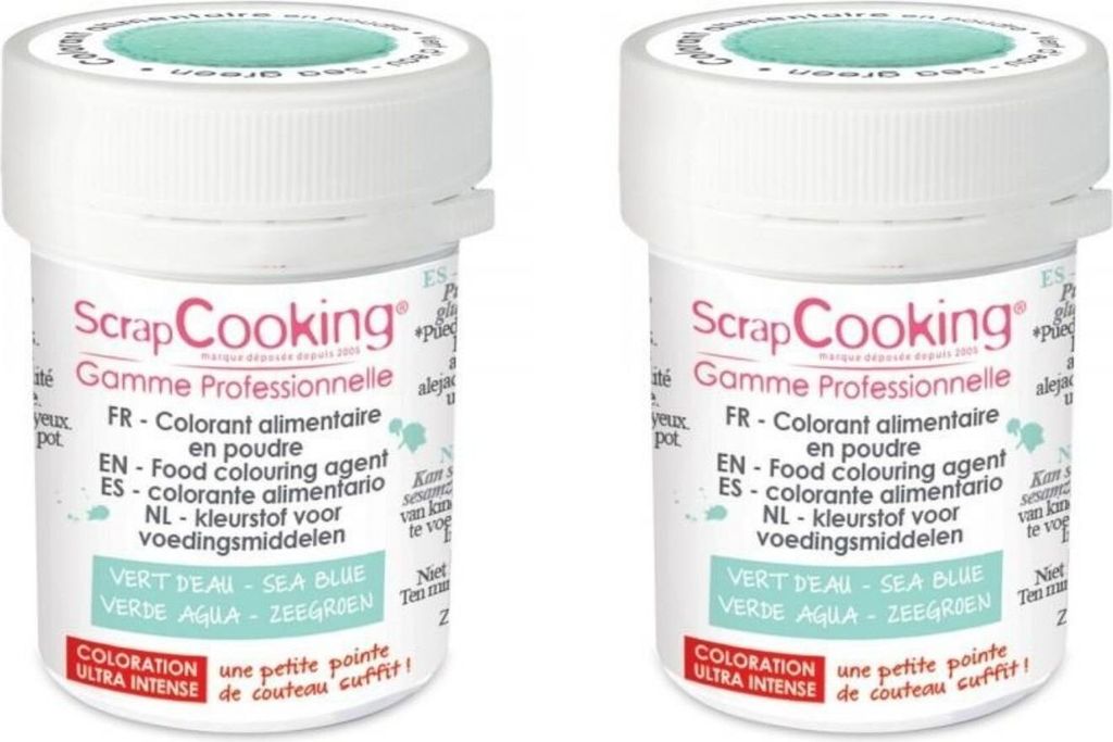 ScrapCooking Food coloring in powder form 10 g - Water Green