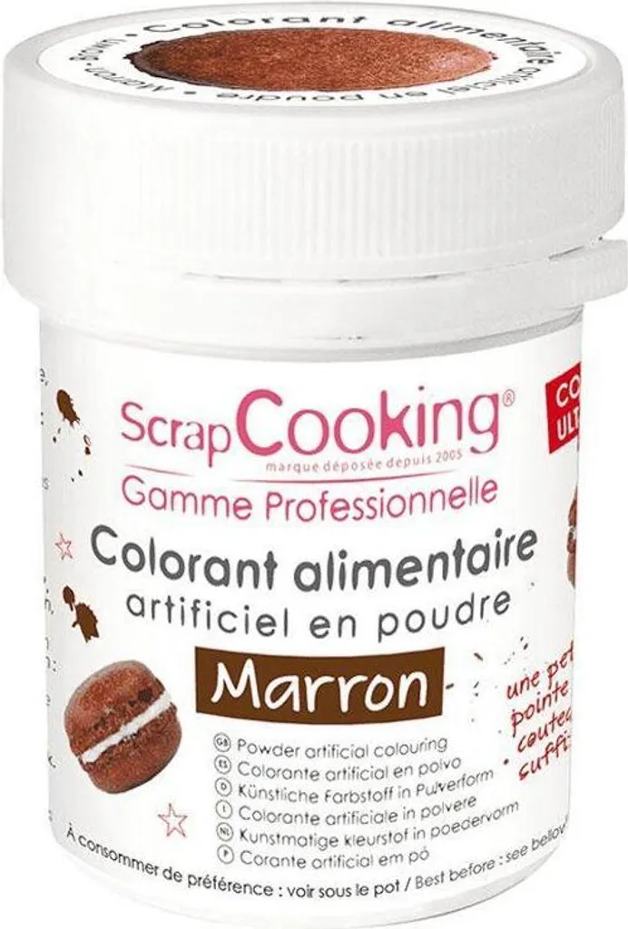 ScrapCooking Food coloring powder 5 g - brown