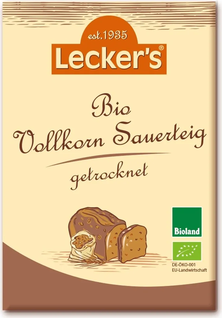 Lecker's Delicious wholegrain sourdough dried 30g