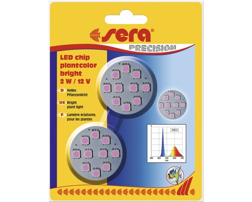 LED bulb sera chip plantcolor bright, 2 pieces