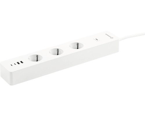 Ledvance WiFi Smart+ power strip 3-way with 4x USB Type A + C 1.5 m white