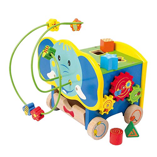 Small Foot by Legler Legler Activity Cube Elephant Preschool Learning Toys