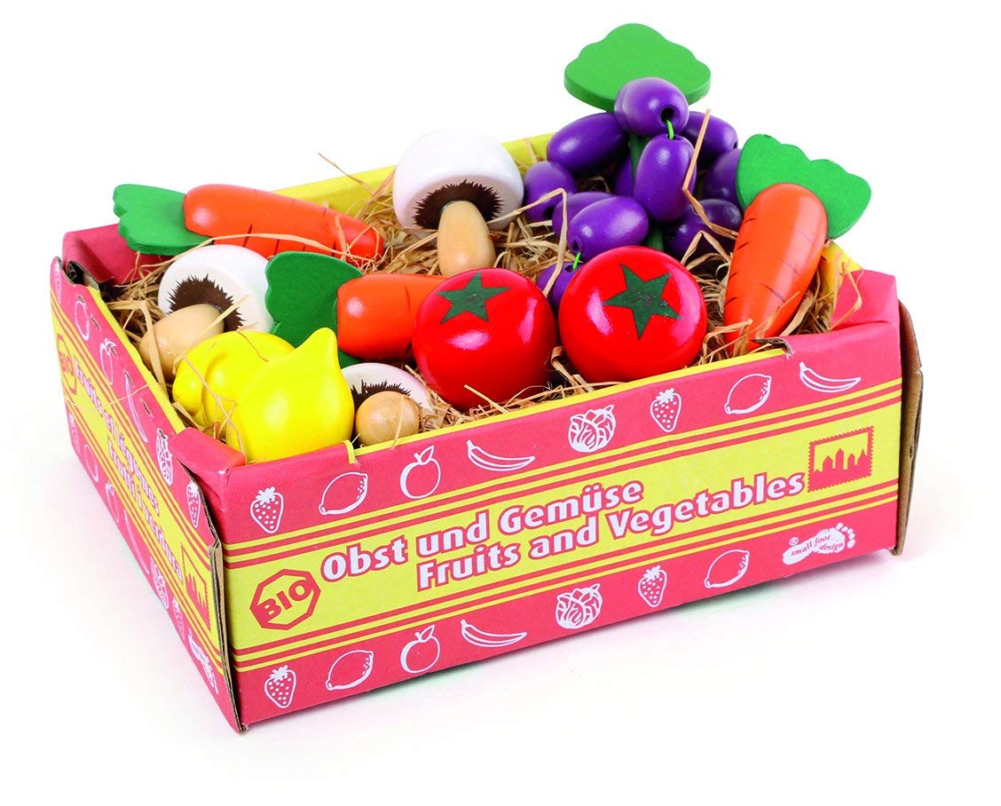 Small Foot by Legler Legler Box With Pretend Play Vegetables