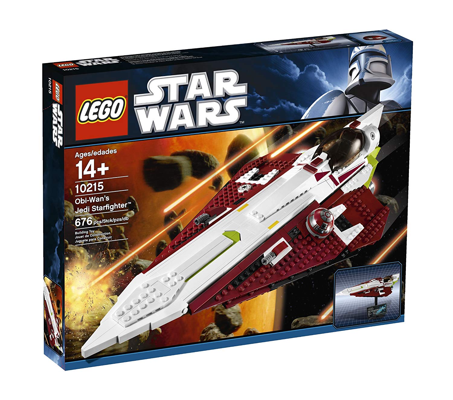 Lego Star Wars Obi Wans Starfighter Jedi