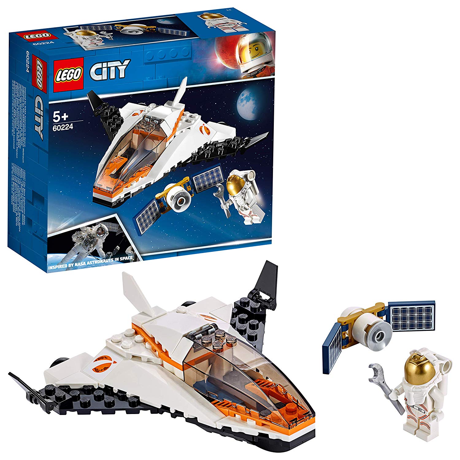 Lego 60224 - City Satellite-Servicing Mission Building Set