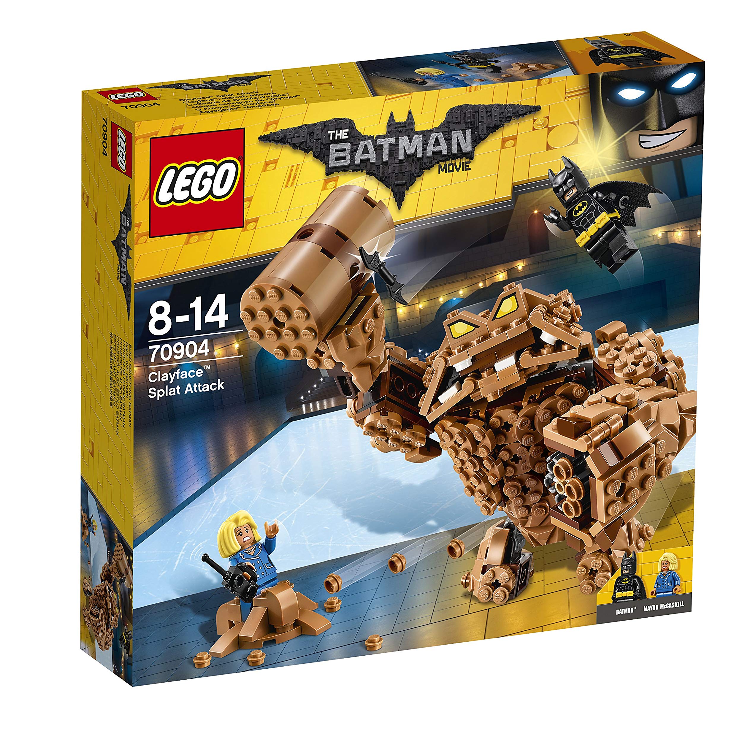 Lego The Batman Movie Clay Face Mud Attack Batman Toy