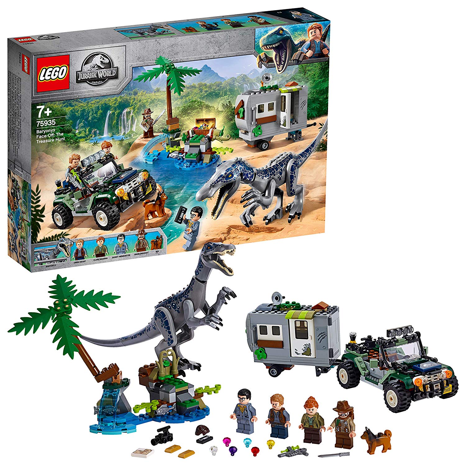 Lego 75935 - Jurassic World Baryonyx Forces Measure: The Treasure Hunt, Bu