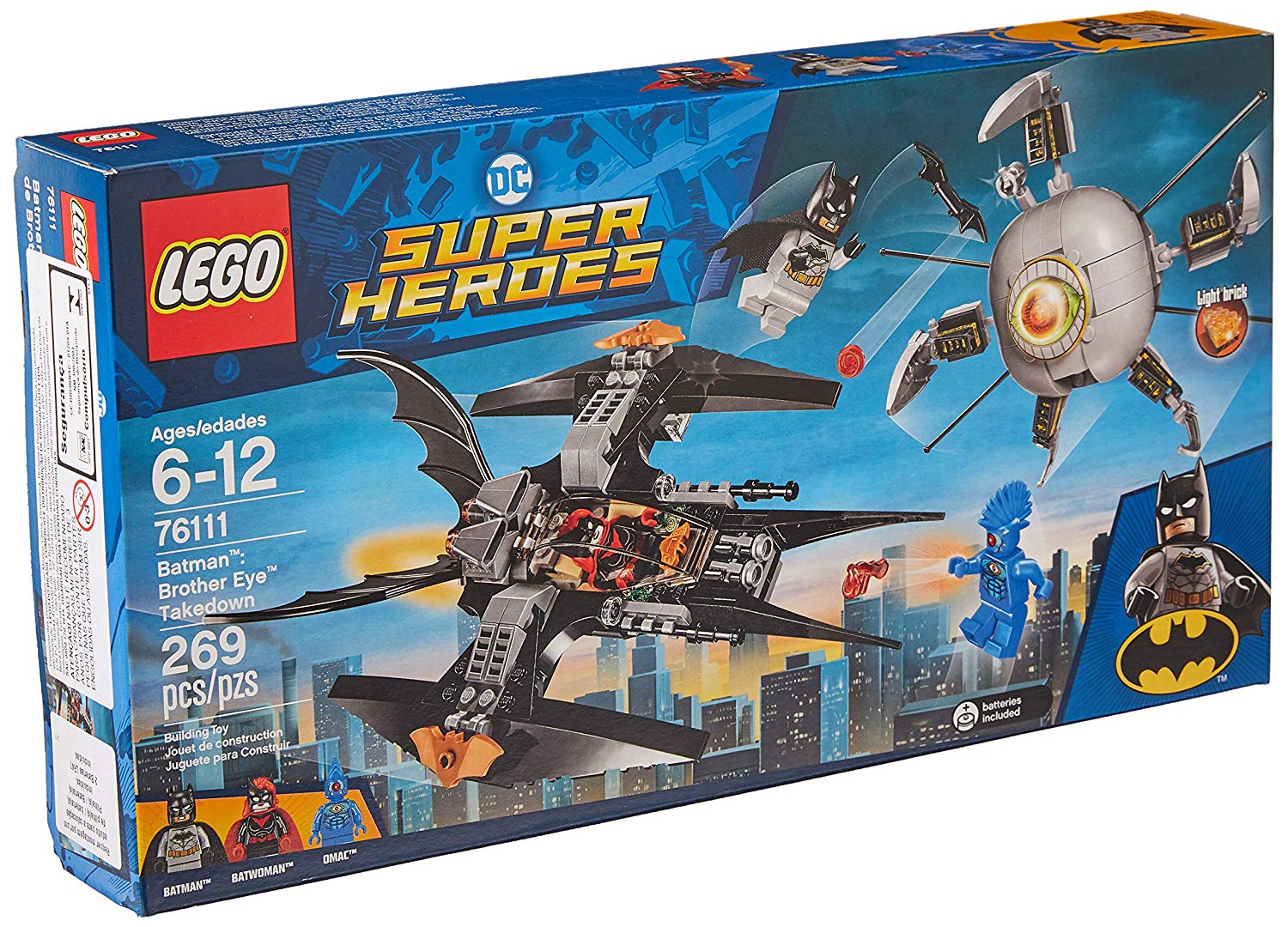 Lego Batman Dc Comics 76111: Brother Eye Capture (269)