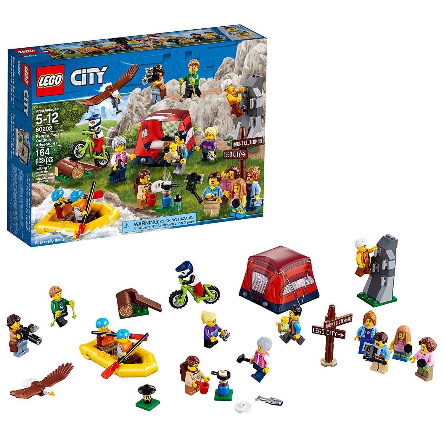 LEGO City 60202 People Who Live in the City – Outdoor Adventure (164 pieces