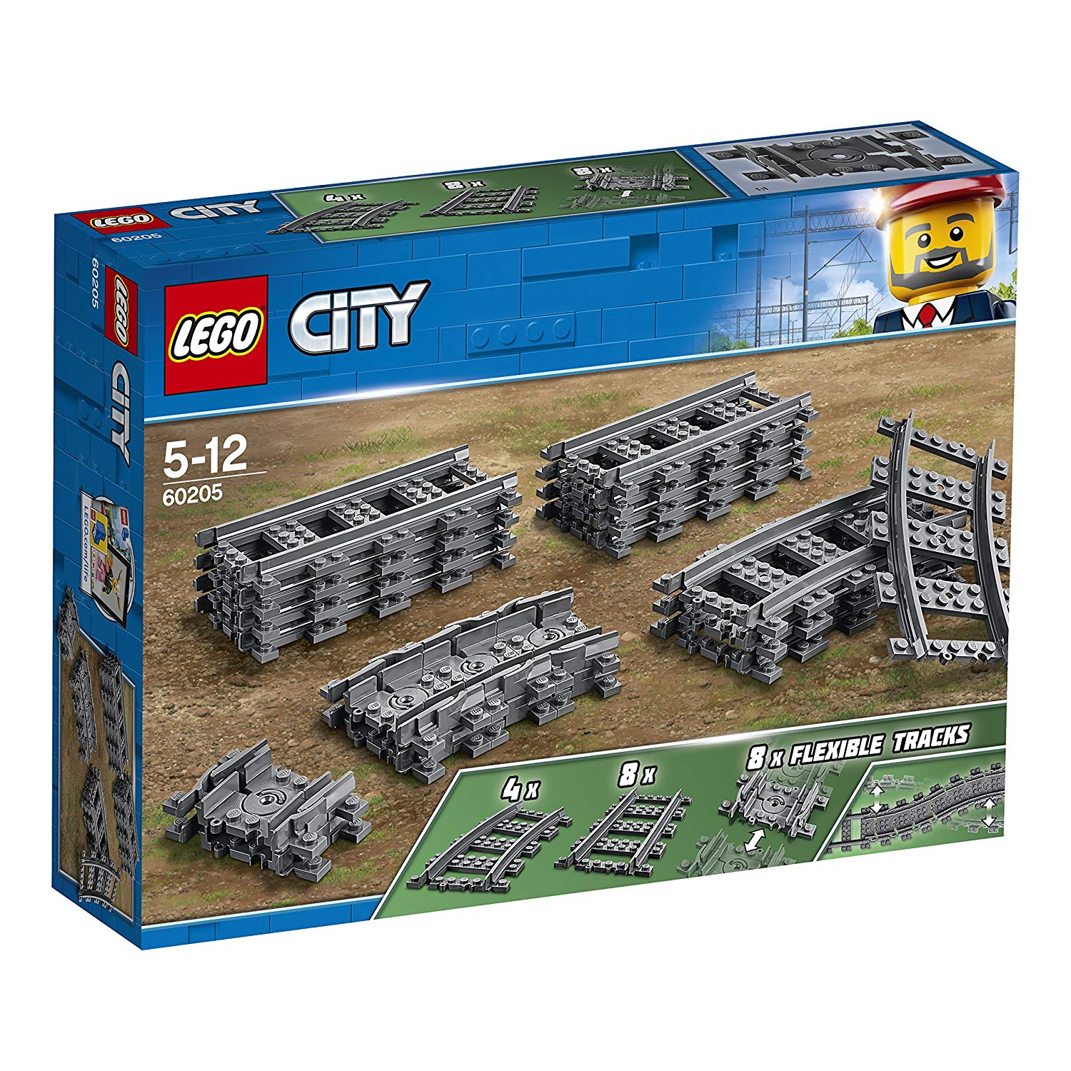 Lego City Train Tracks 60205, Childrens Toy