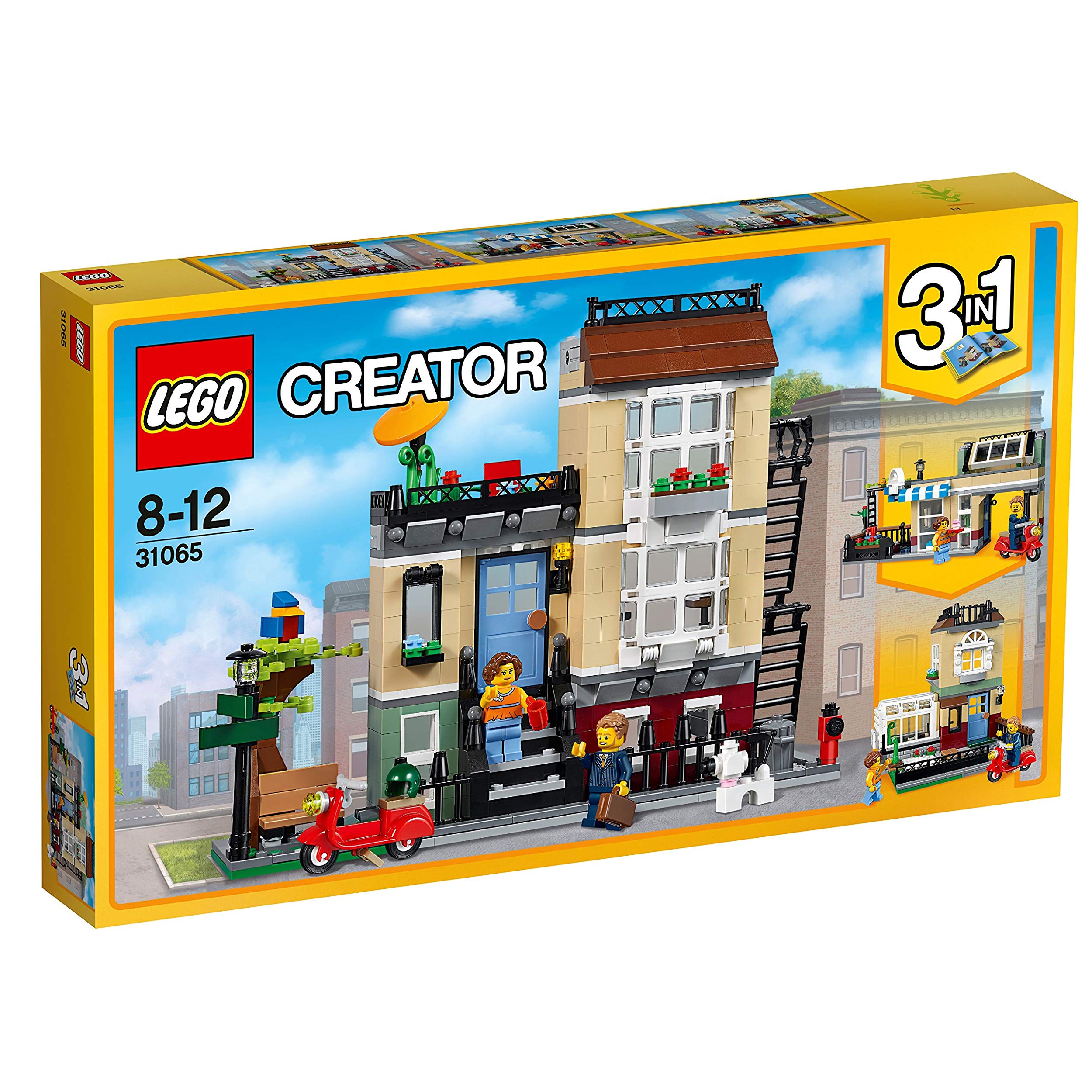 Lego Creator Town House To The Park Street Building Block Toy