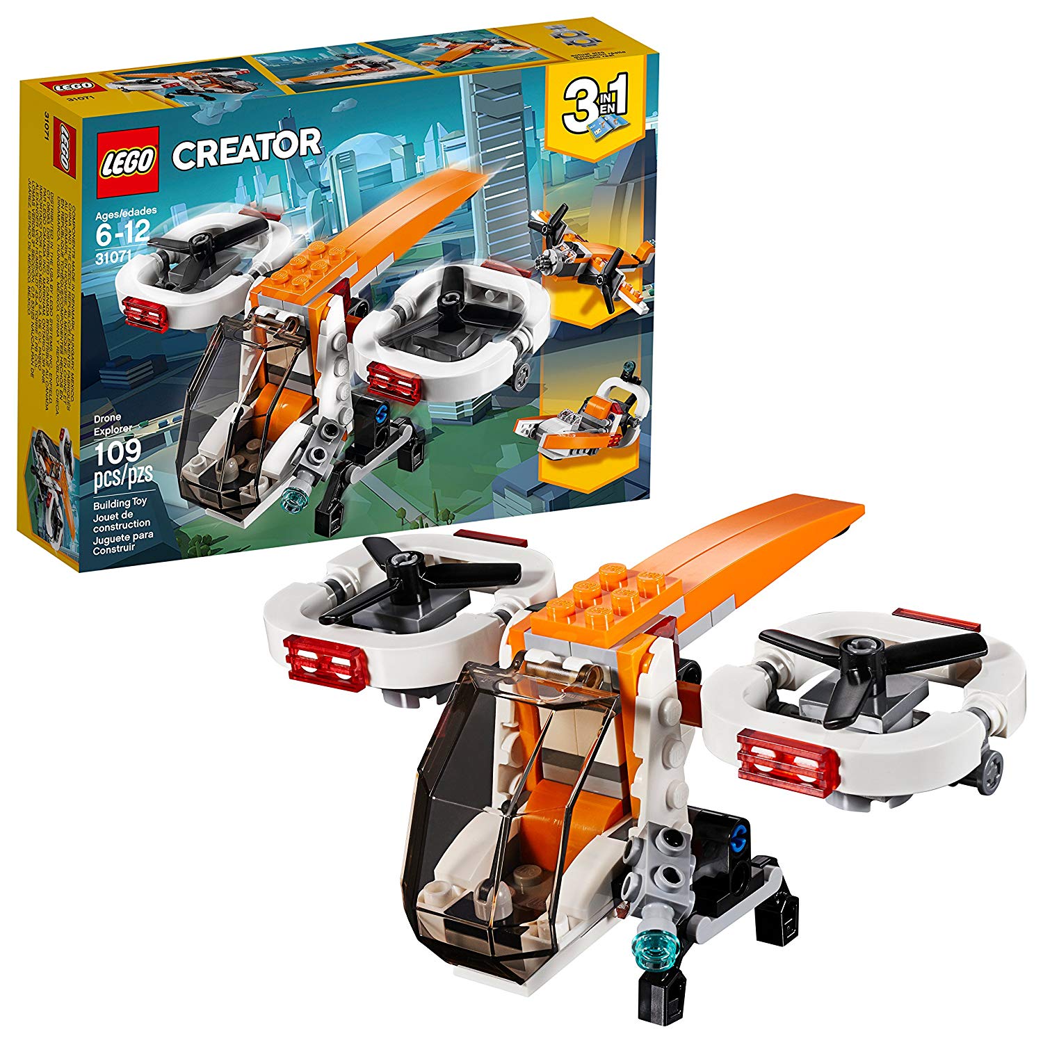 Lego Creator Drone Explorer Kit Pieces