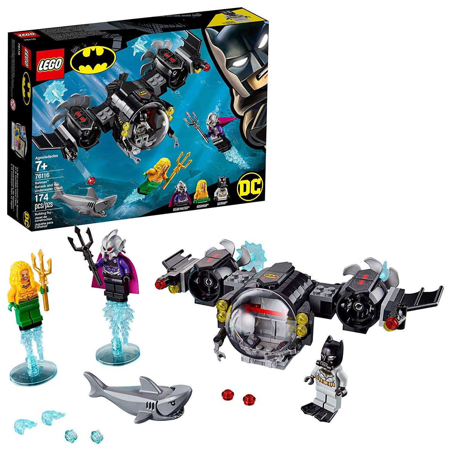 LEGO DC Batman 76116 Batman Batsub and The Underwater Clash Building Kit