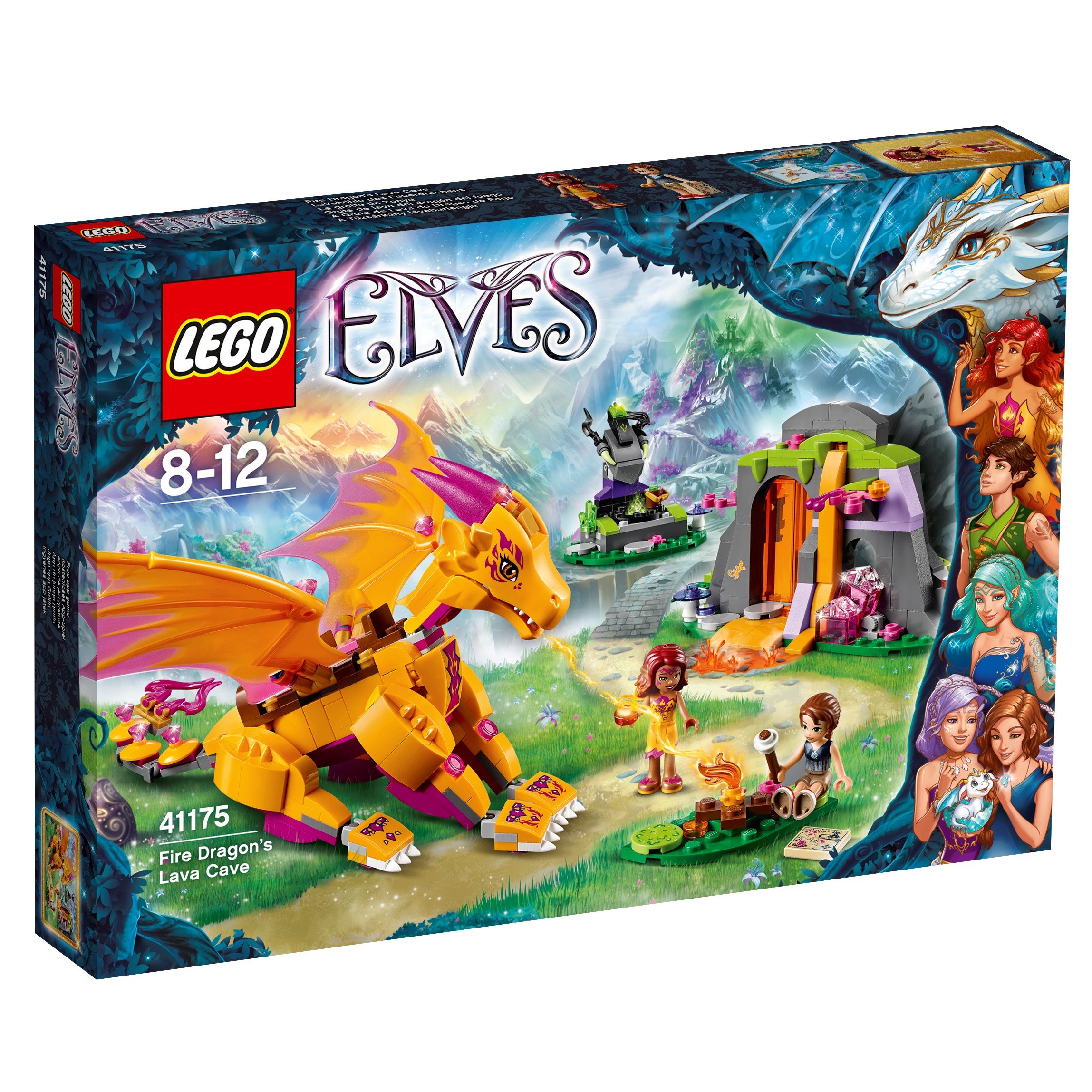 Lego Elves Fire Dragons Lava Cave