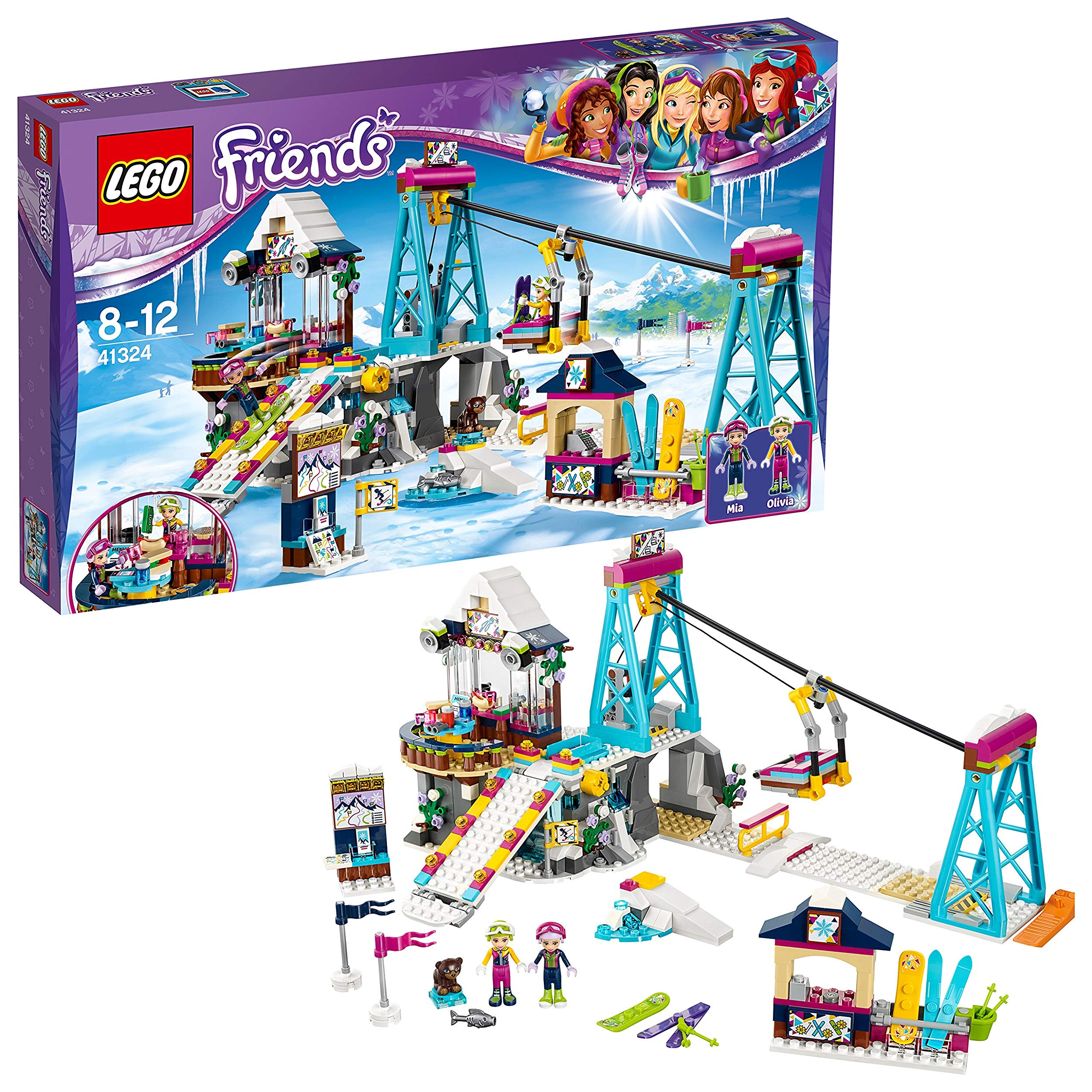 Lego Friends Ski Lift Winter Sport Place