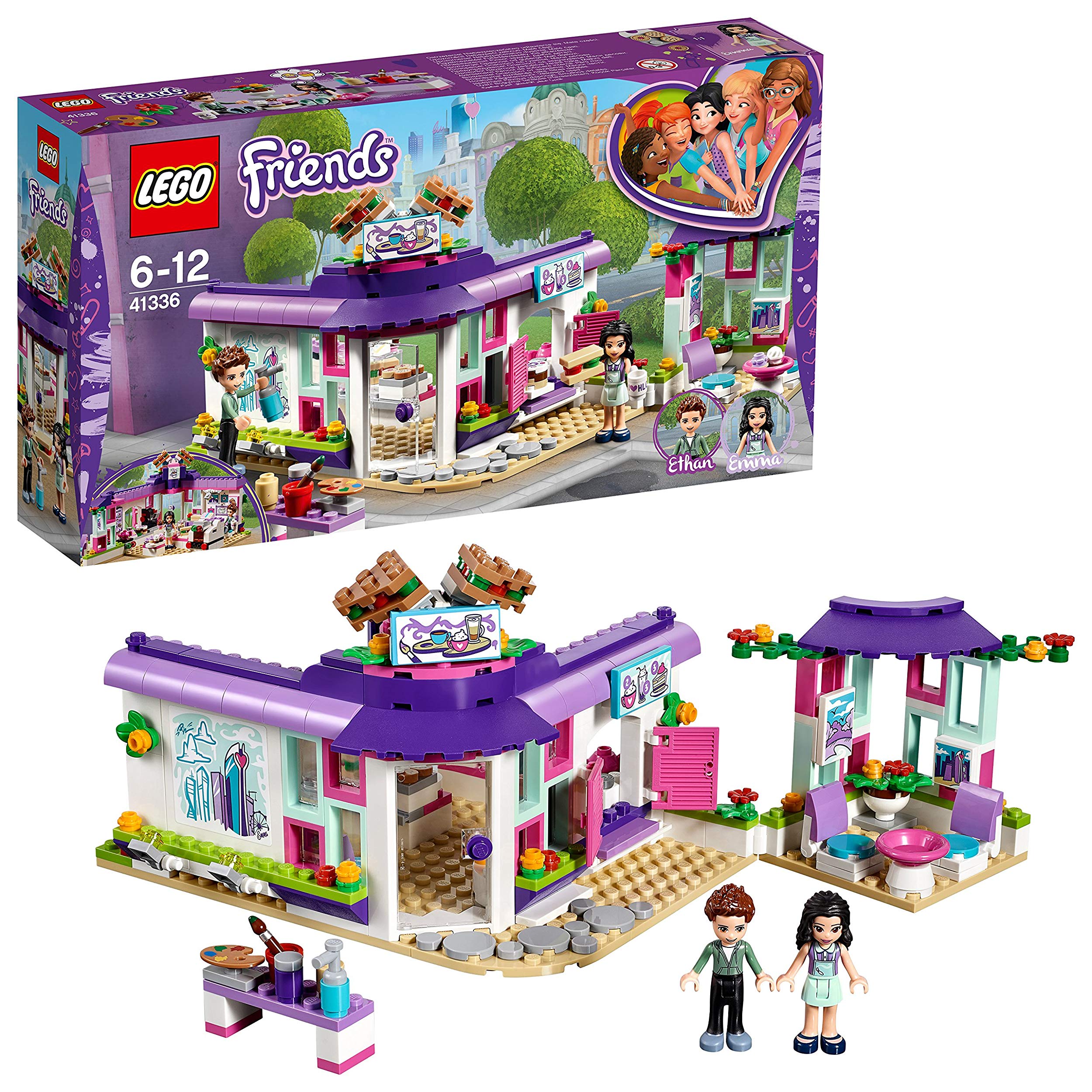 Lego Friends Emmas Artists Caf Entertainment Toy